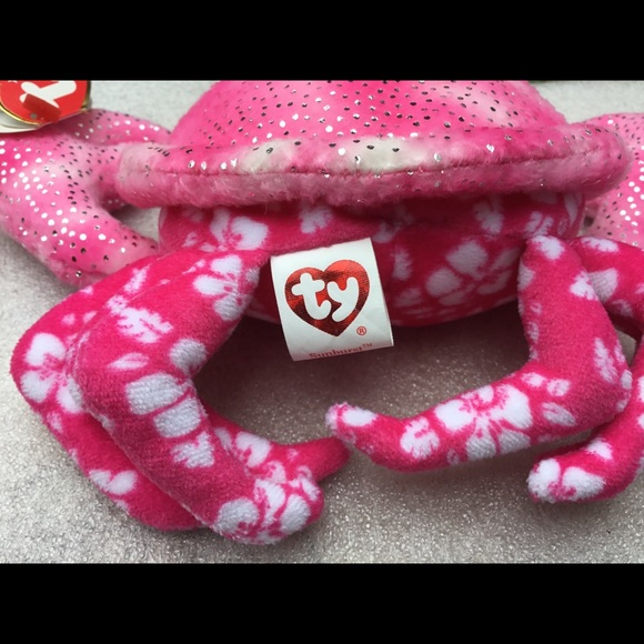 Ty Beanie Baby Sunburst the Crab with Tag - Picture 5 of 5